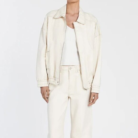 Dissh Denim Bomber Jacket - Picture 1 of 7